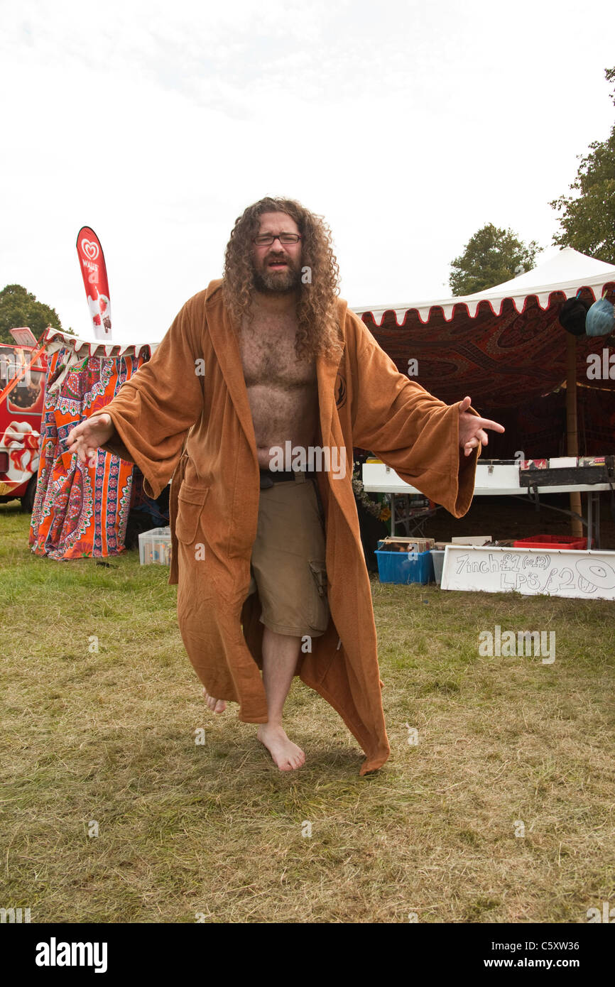 David Harrison (beef warehouse D.J) in fancy dress at the Latitude