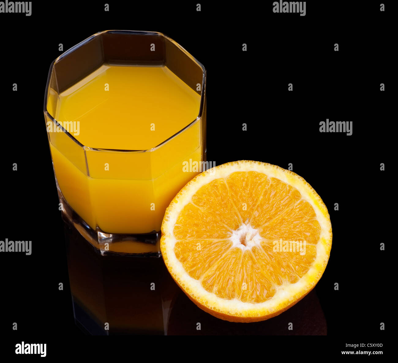Half yellow half orange hi-res stock photography and images - Alamy