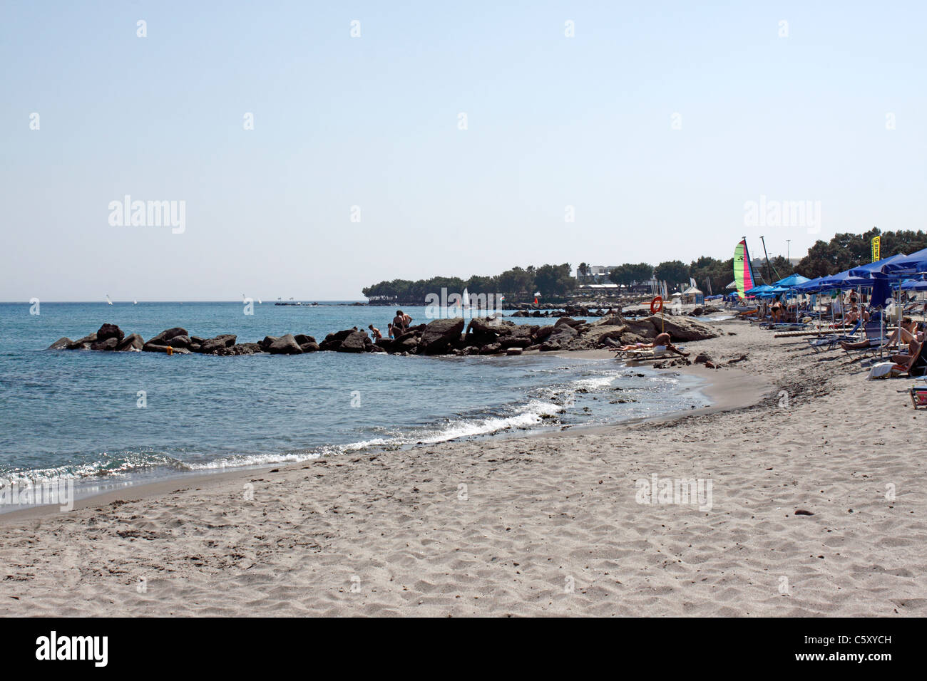 PORTOBELLO BEACH KARDAMENA KOS. Stock Photo