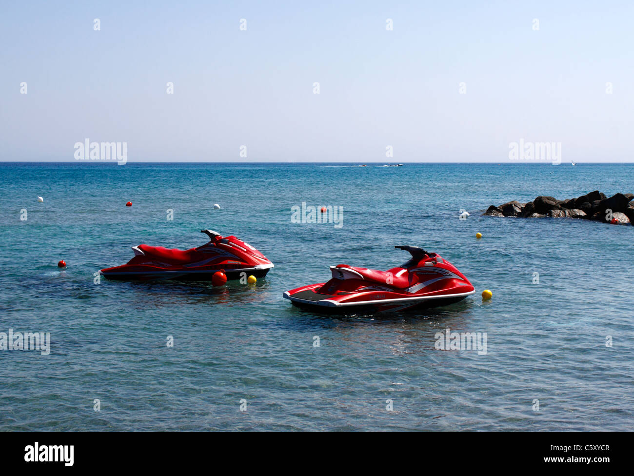 Jet Ski Beach Scene Stock Photos Jet Ski Beach Scene Stock