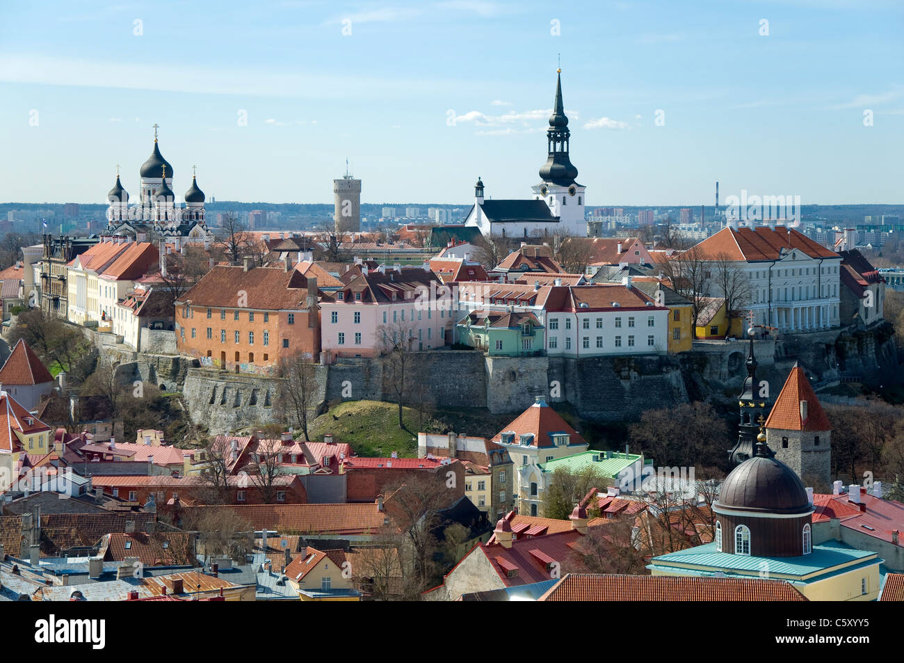 View of Tallinn, Estonia Stock Photo