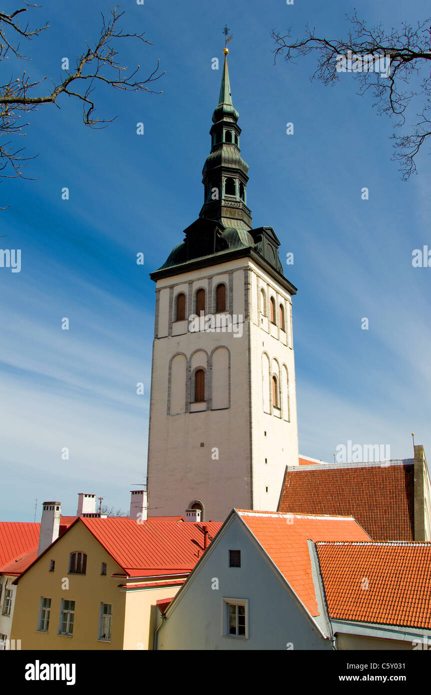 Niguliste Church, Tallinn, Estonia Stock Photo