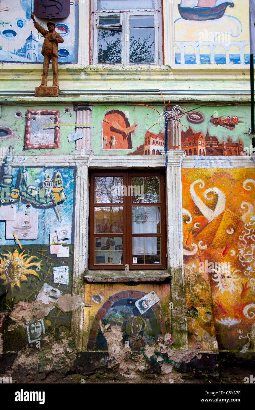 Art Gallery, Uzupis, Vilnius, Lithuania Stock Photo Alamy
