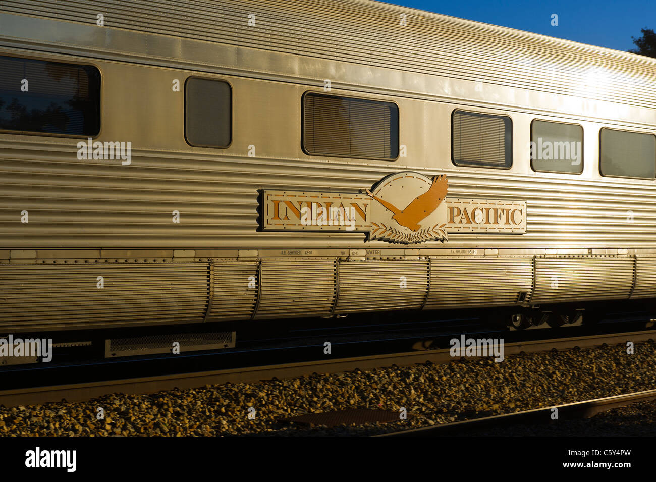 The Indian Pacific train Australia Stock Photo