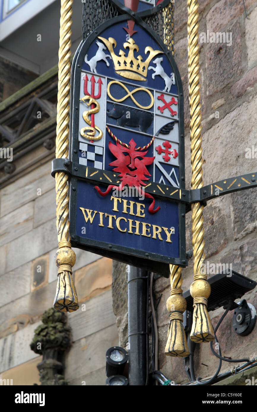 The Witchery restaurant on the Royal Mile Edinburgh, Scotland Stock Photo