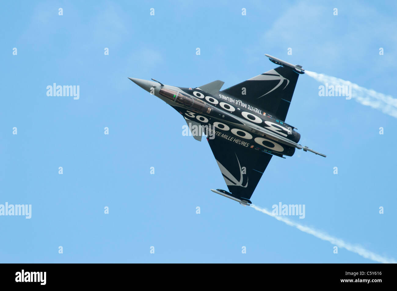 French Air Force military fighter jet Dassault Rafale C painted in its ...