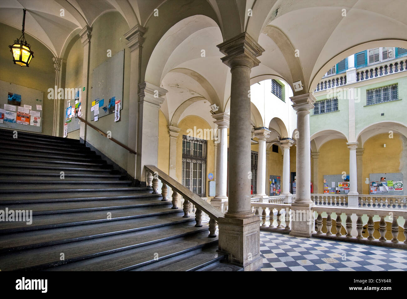 Balbi Senarega palace, Palazzo Balbi Senarega, Genoa, Liguria, Italy