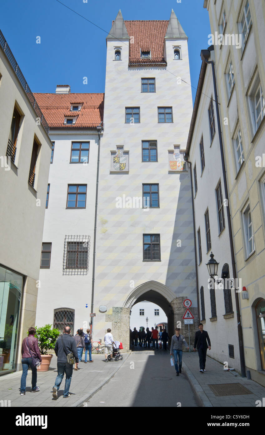 The Alte Hof, Munich, Germany Stock Photo