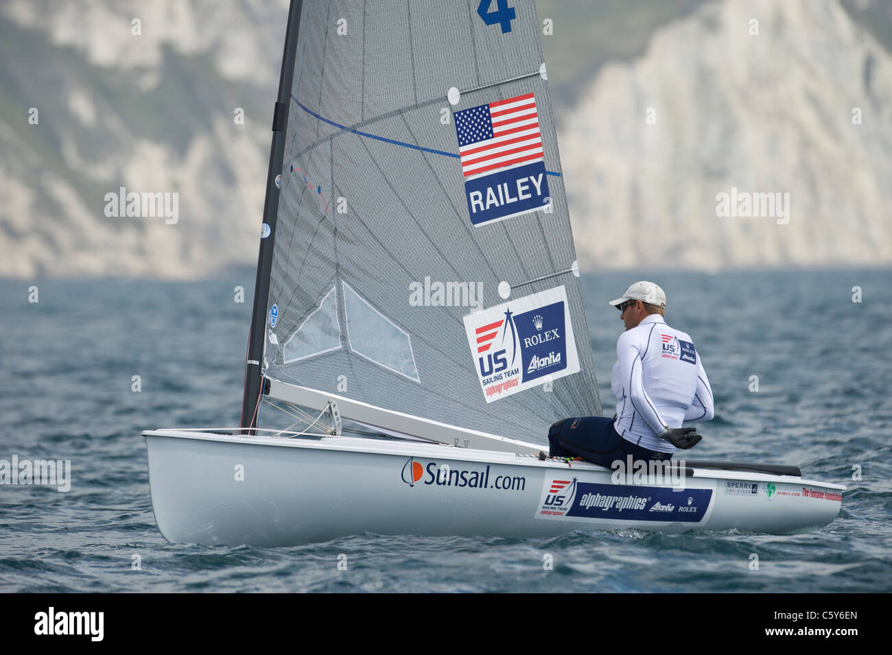 Zach Railey (USA), Sailing Olympic Test Event, Finn men's one person