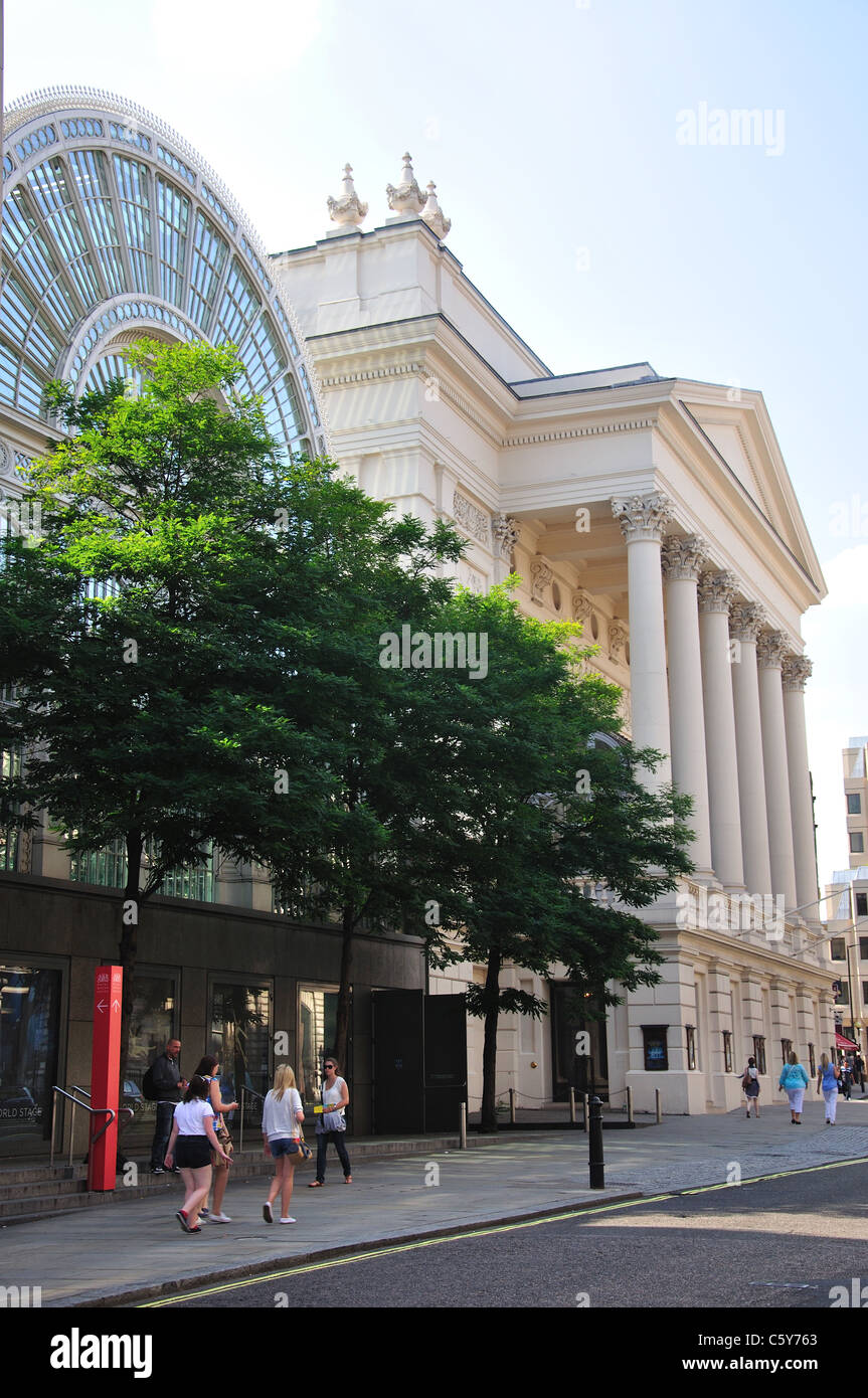 The Royal Opera House, Bow Street, Covent Garden, West End, City of Westminster, Greater London, England, United Kingdom Stock Photo