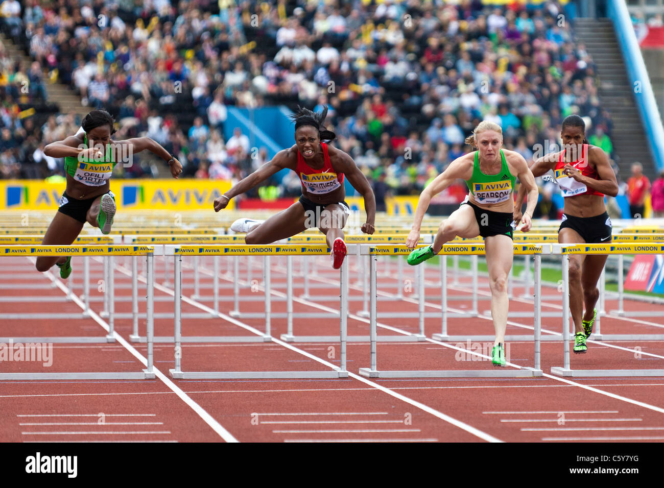 Womens 100m hurdles hires stock photography and images Alamy