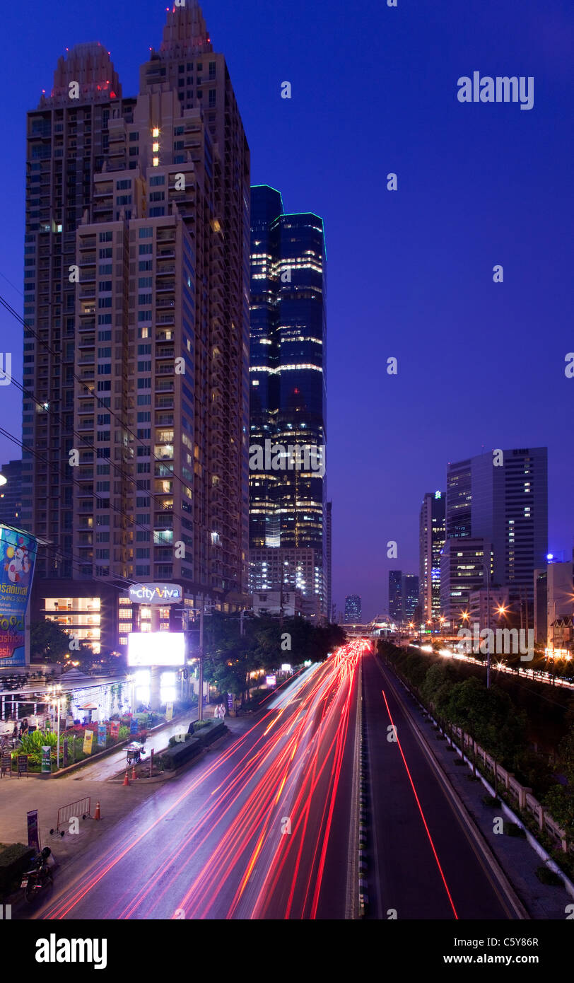 The City of Bangkok at Night, Thailand Stock Photo - Alamy