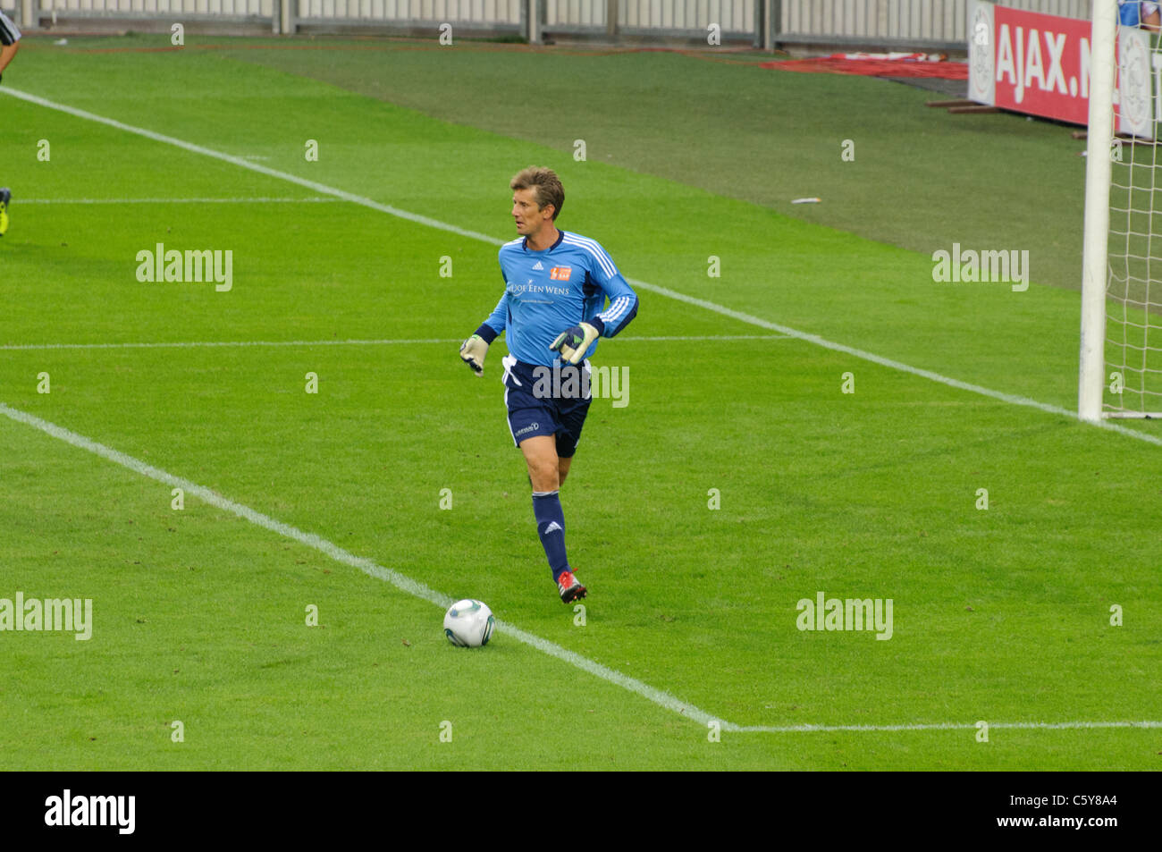 Edwin van der Sar during his farewell game in Amsterdam on 3 August 2011. Stock Photo