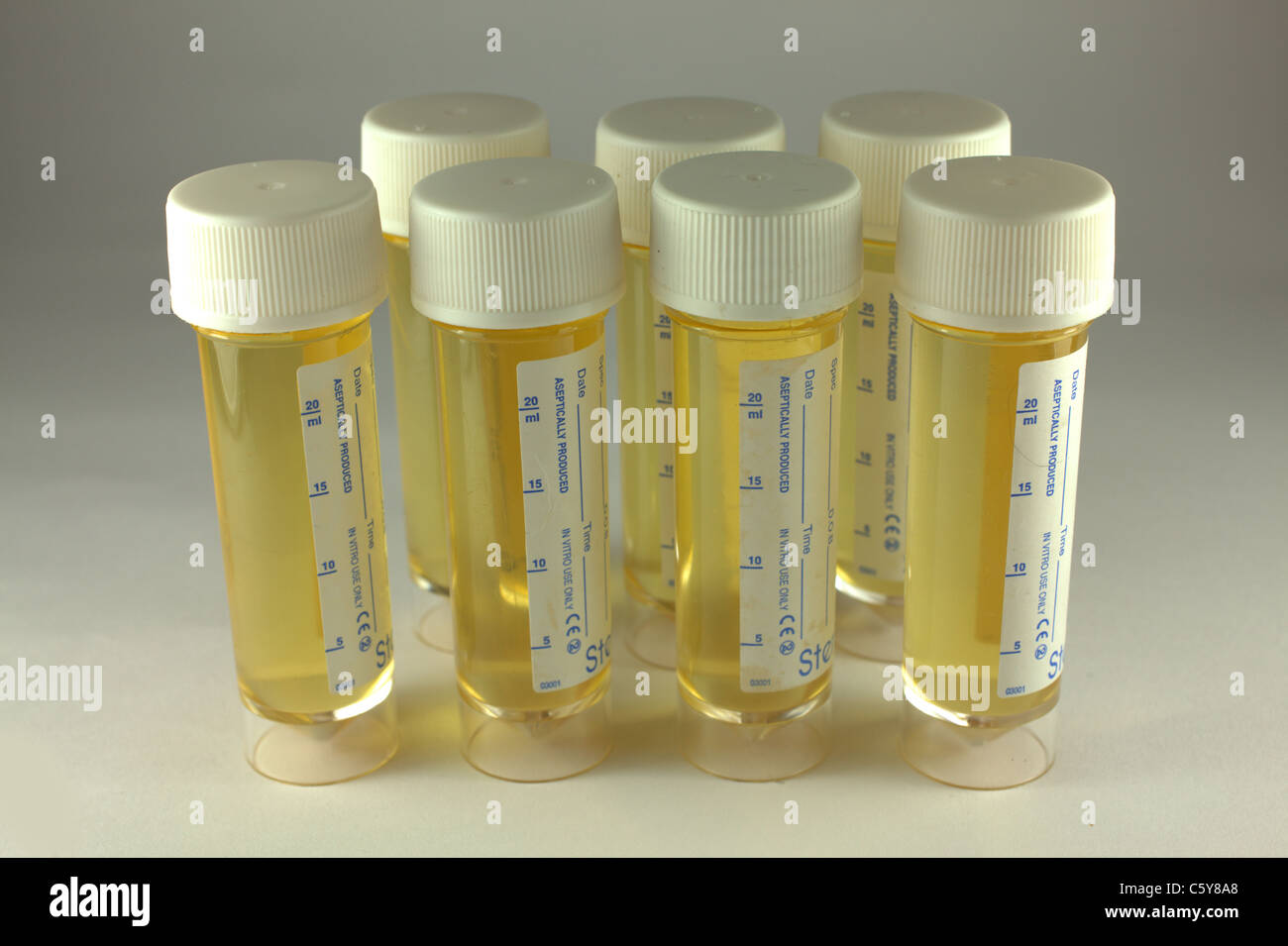 Urine specimen bottles Stock Photo Alamy