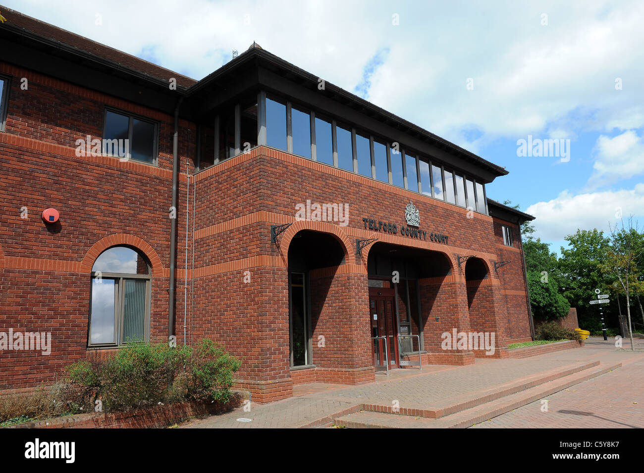 Telford County Court Shropshire England Uk Stock Photo