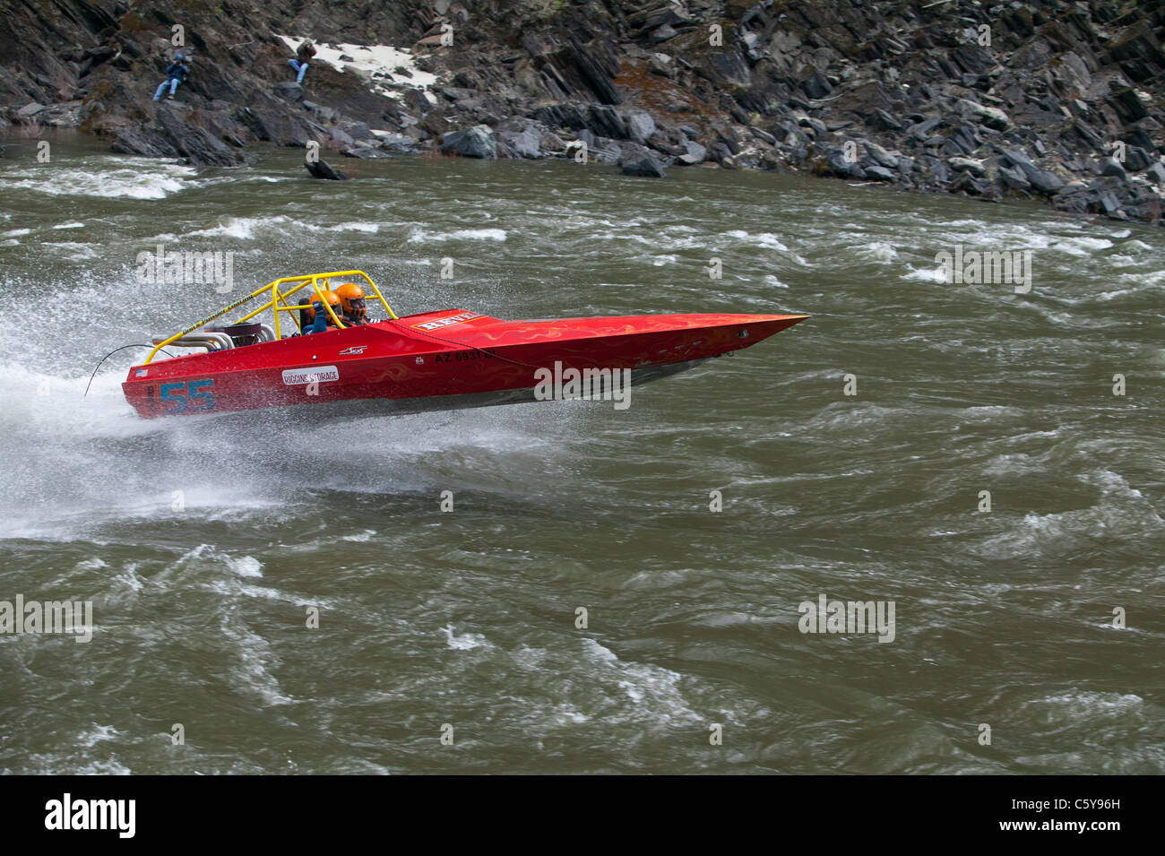Duane Carmont drives 55 Revelation through Time Zone Rapids during the