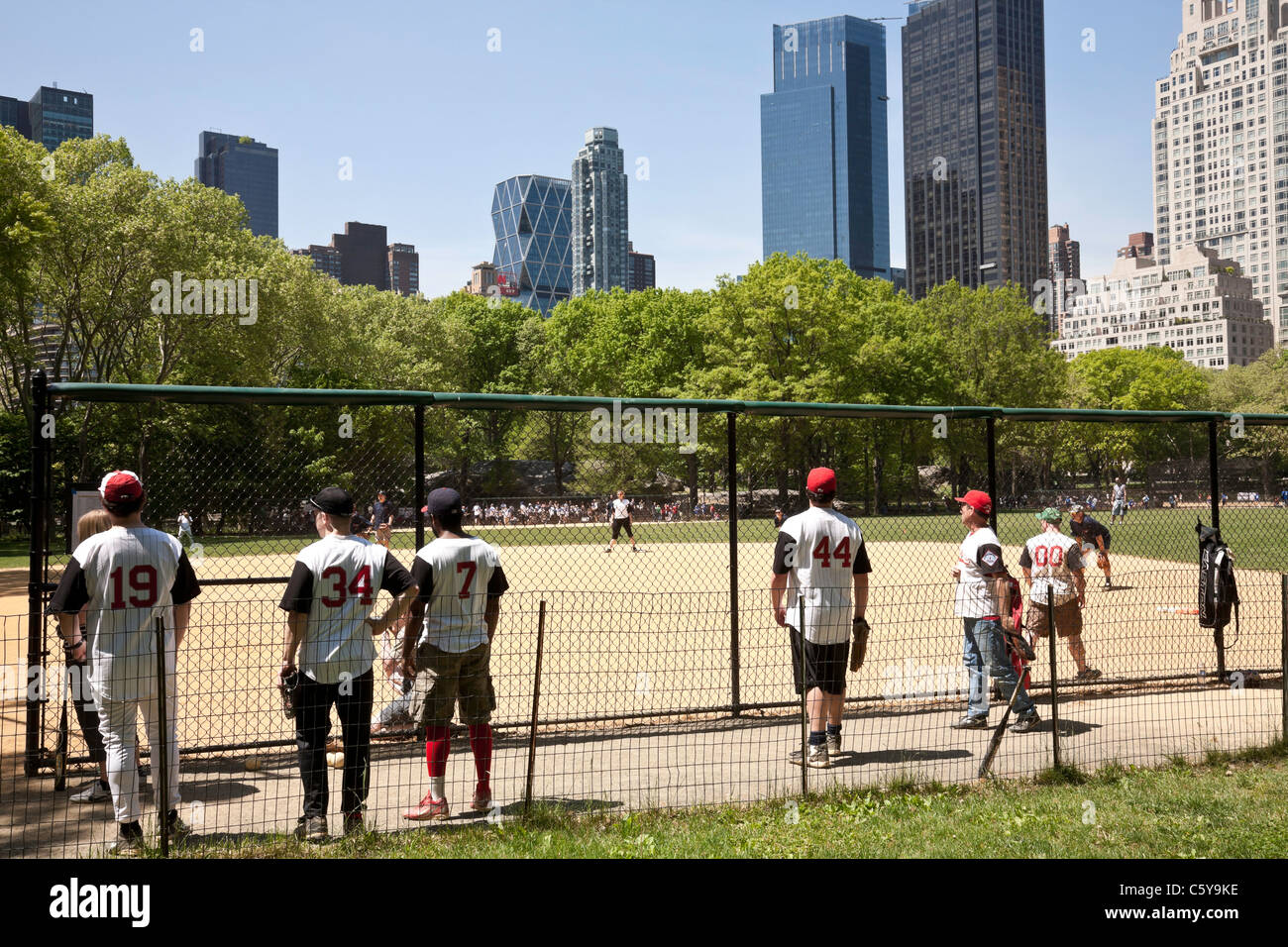 Heckscher Ballfields, Central Park, NYC Stock Photo Alamy