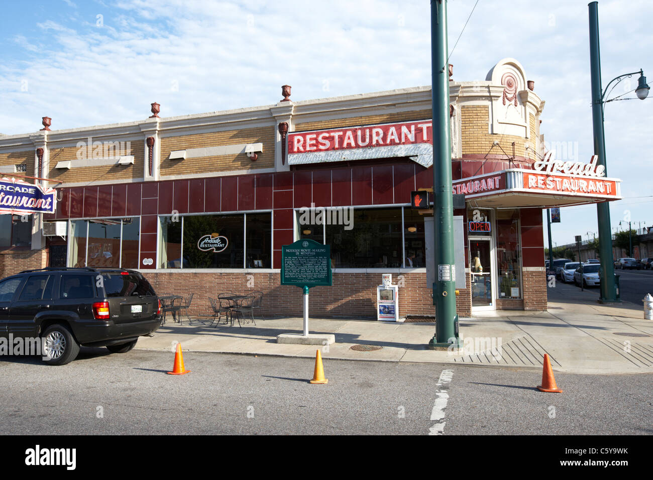 the arcade restaurant memphis oldest restaurant tennessee usa Stock