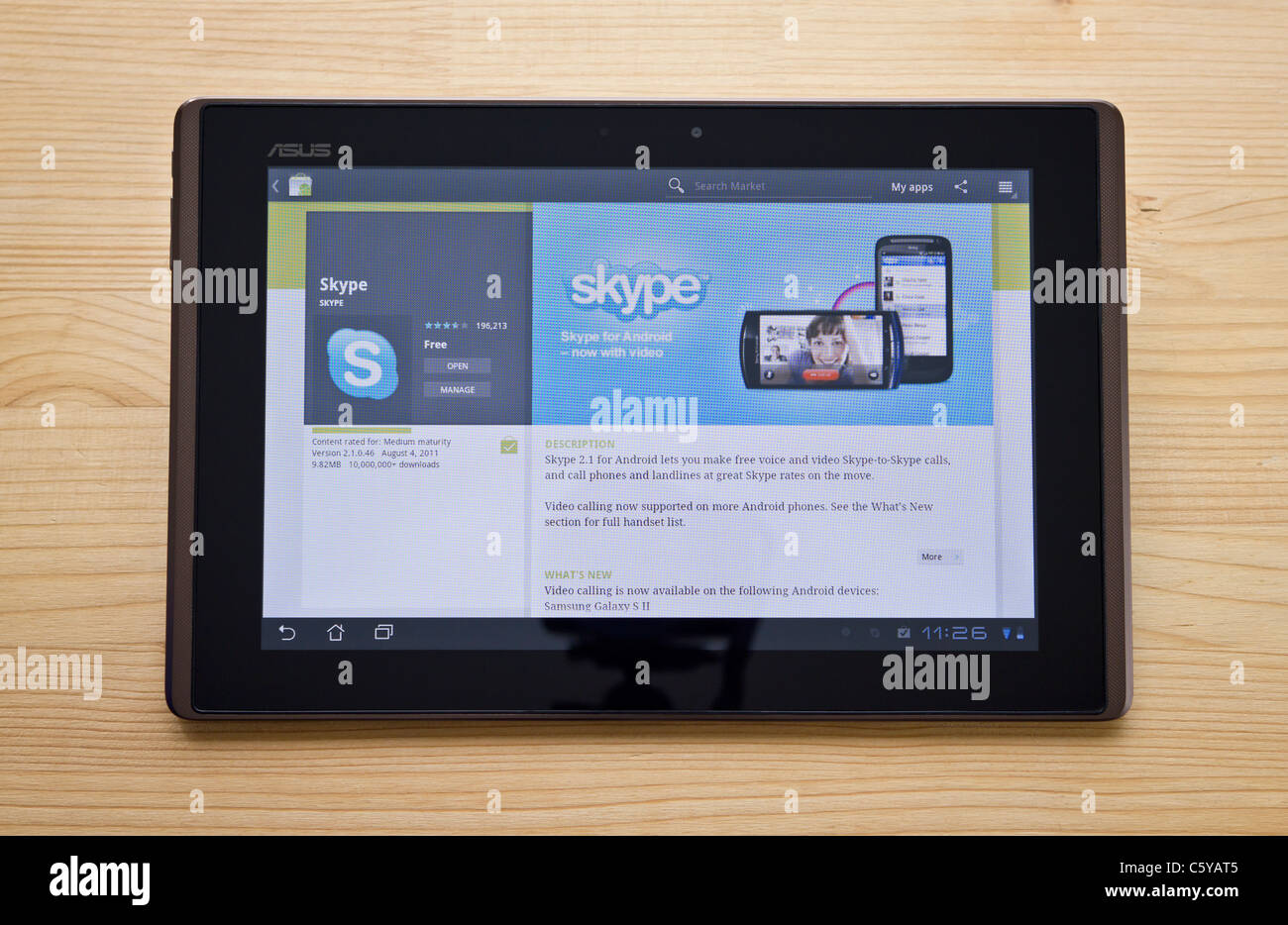 Skype screen hi-res stock photography and images - Alamy