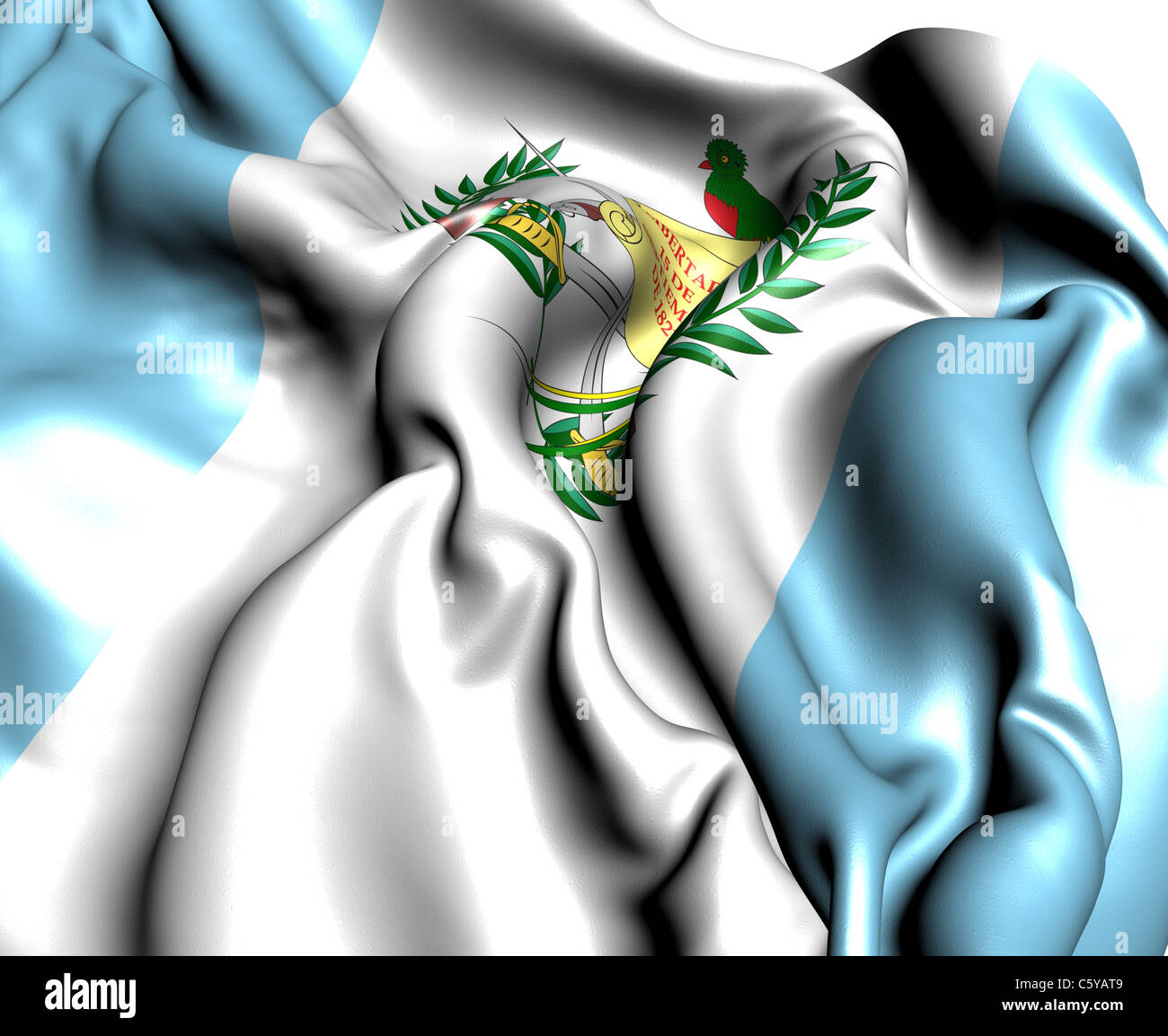 Flag of Guatemala. Close up Stock Photo Alamy
