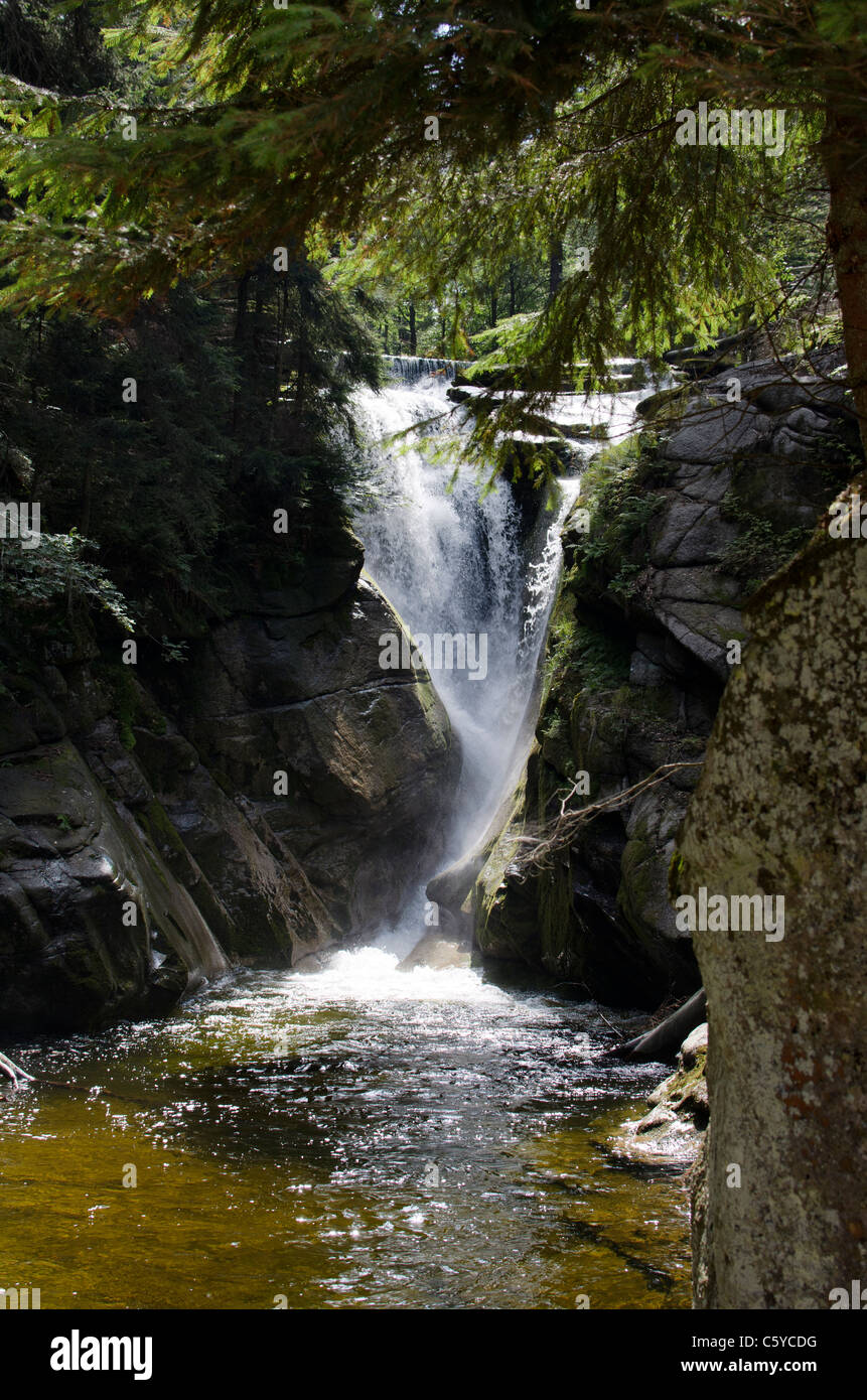 Szklarki waterfall Stock Photo