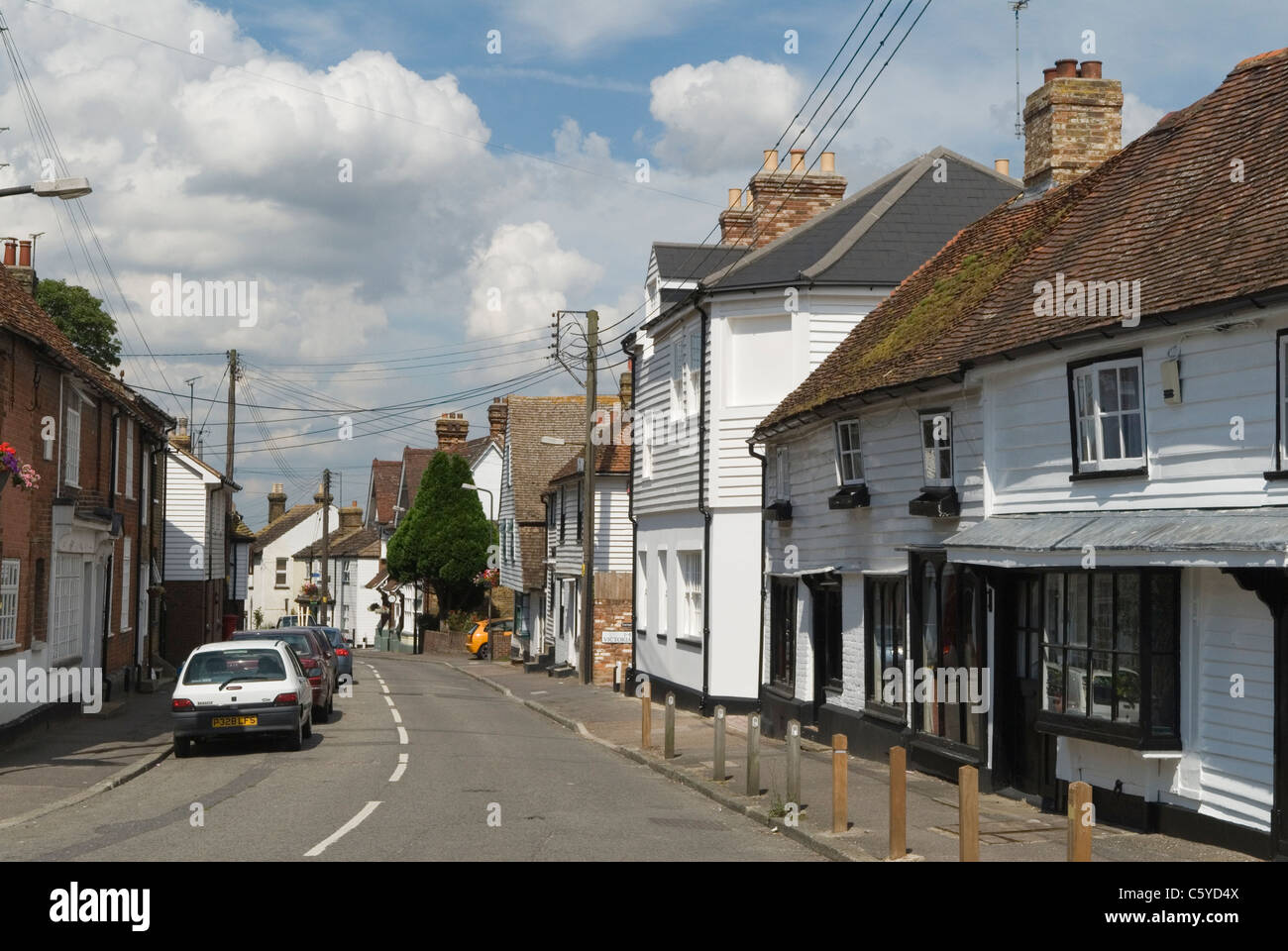 Cliffe Isle of Grain, Kent, Church Street. HOMER SYKES Stock Photo