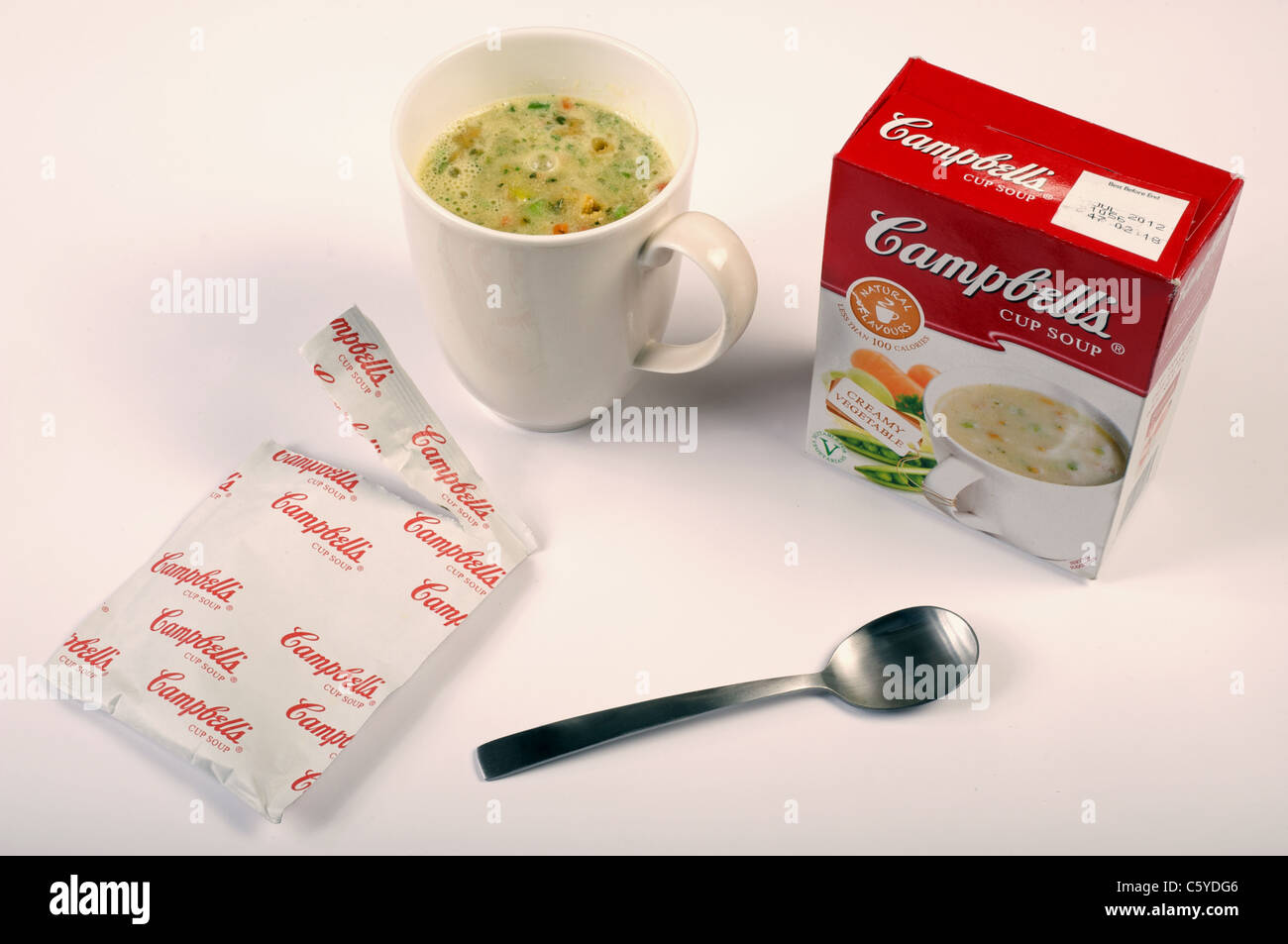 Campbell's cup soup Stock Photo