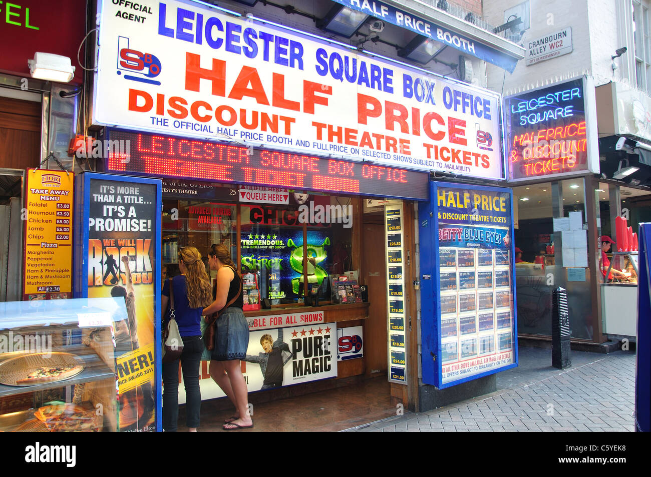 Leicester square ticket booth hires stock photography and images Alamy