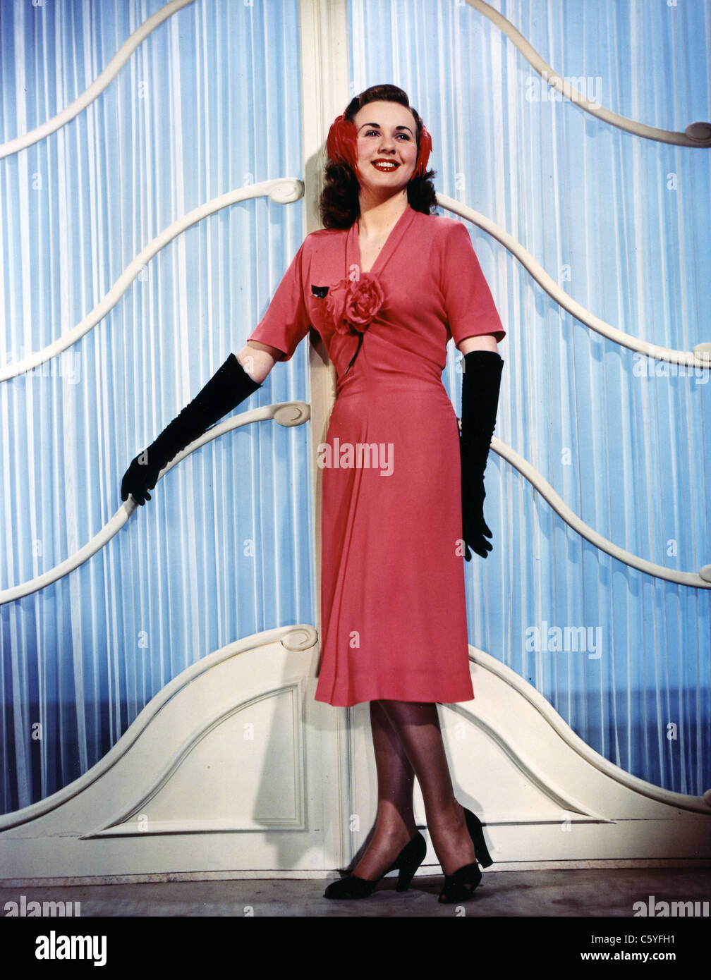 DEANNA DURBIN  Canadian-American singer and film actress about 1945 Stock Photo