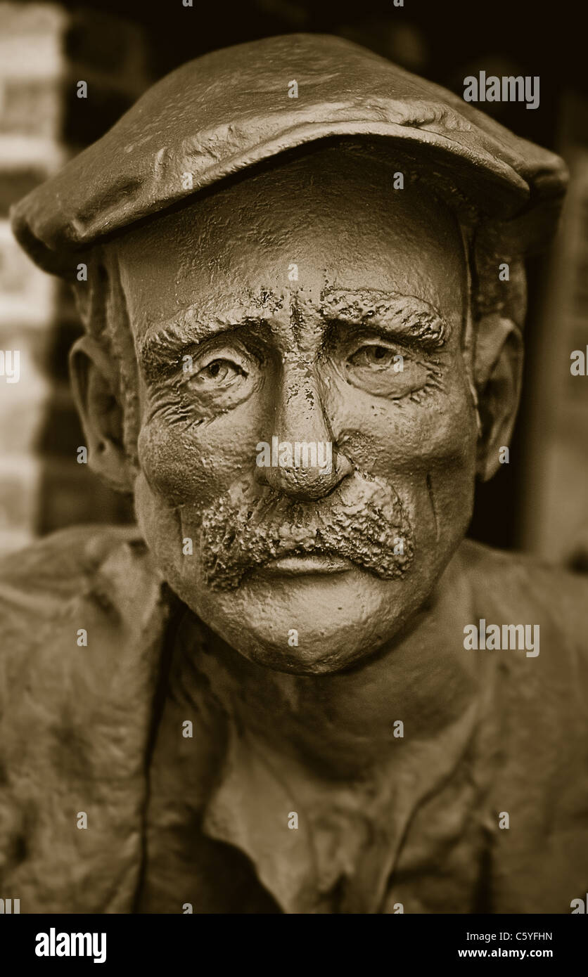 old man statue Stock Photo Alamy