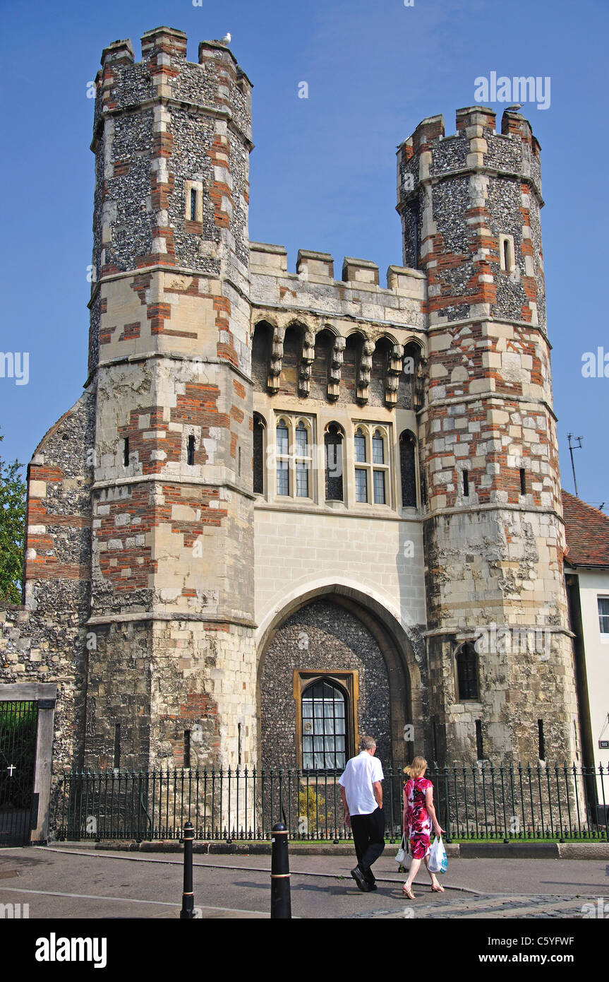 Old city gate, Canterbury, City of Canterbury, Kent, England, United