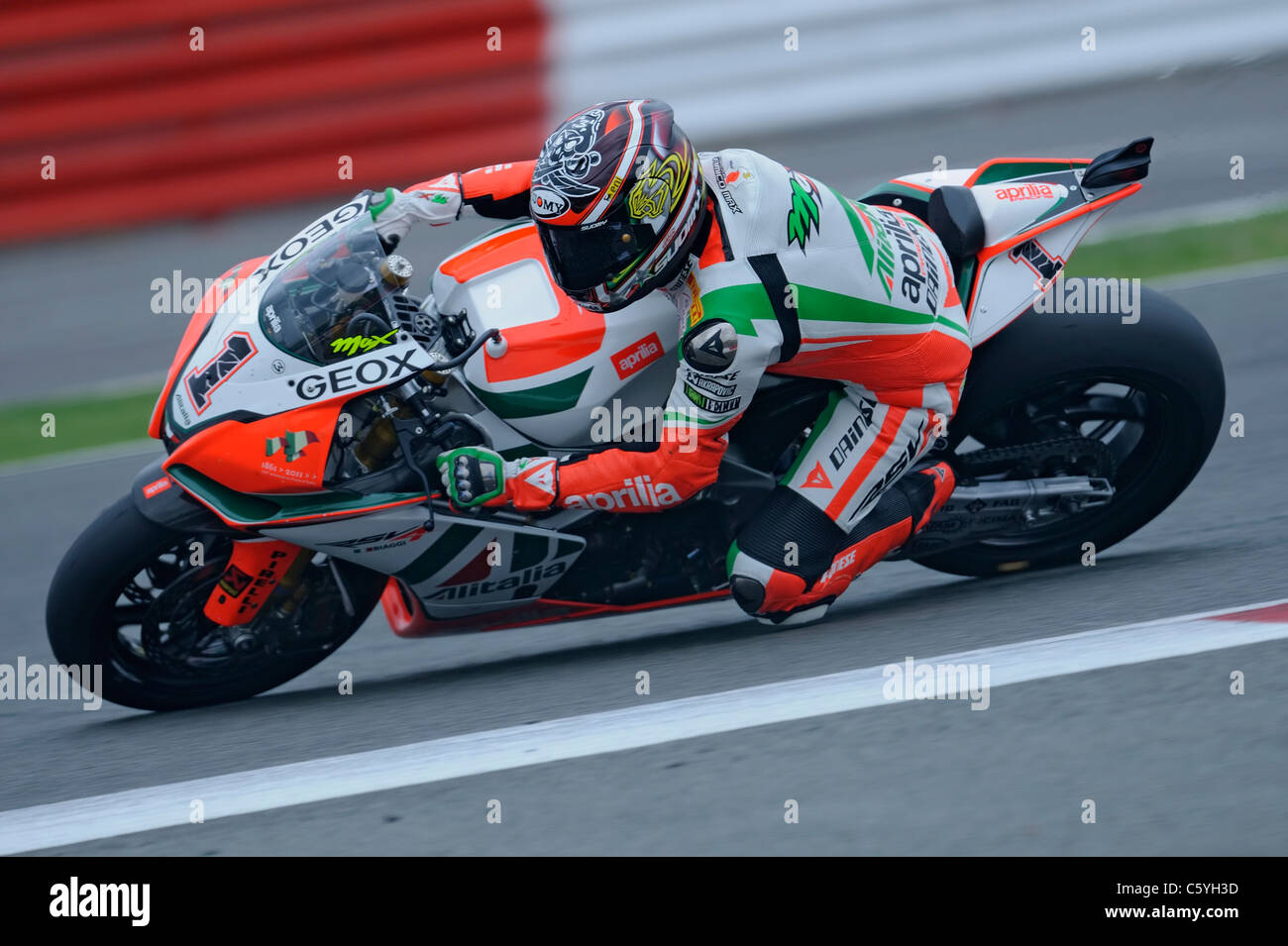 max biaggi on the aprilia world superbike Stock Photo - Alamy