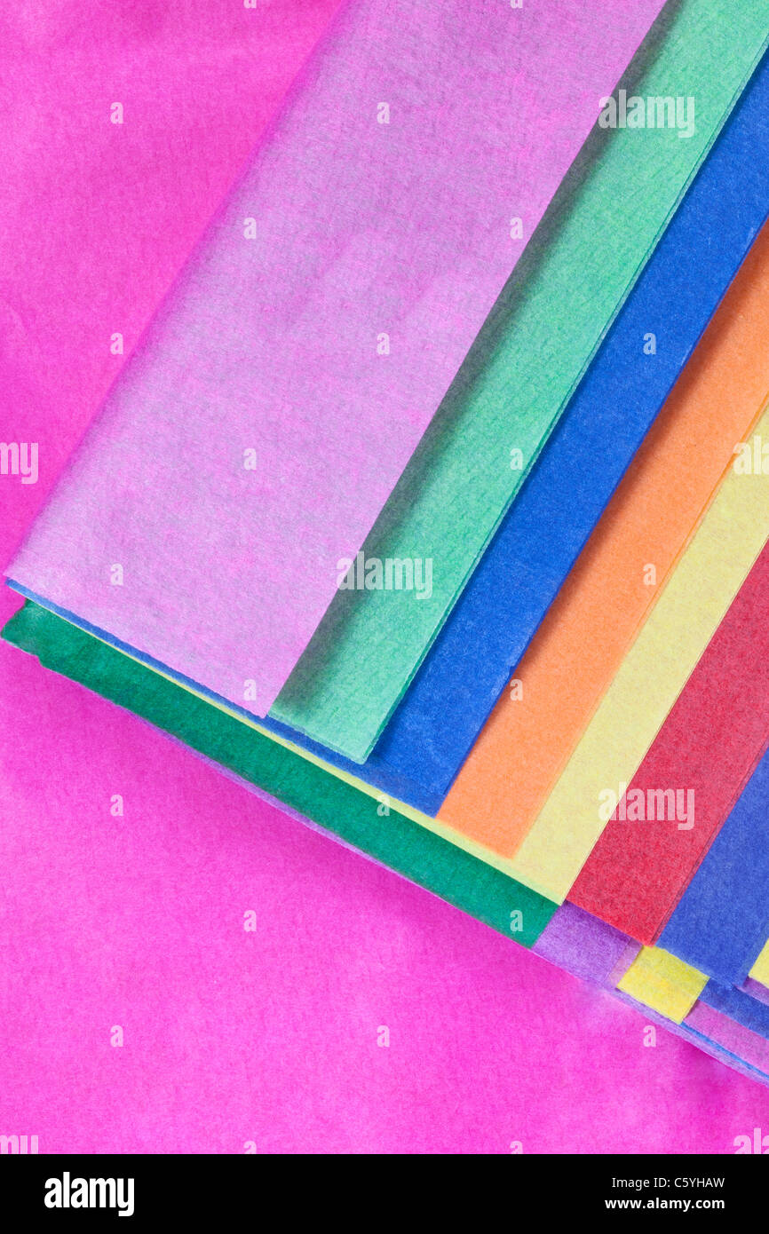 Tissue Wrapping Paper Stock Photo Alamy