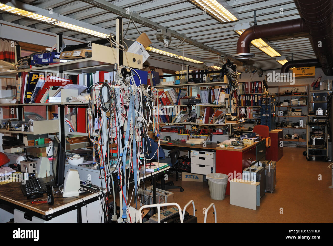 Physics laboratory. Stock Photo