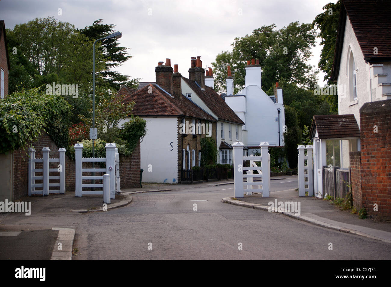 Former toll gate to the common, Monken Hadley, Hertfordshire, England Stock Photo