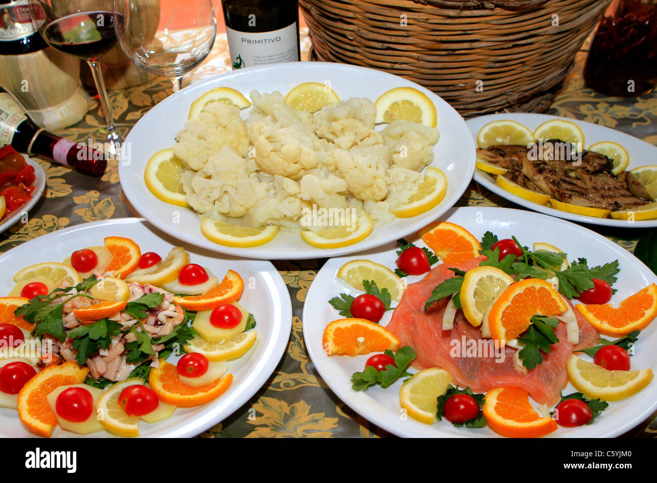 Italian food, antipasto Stock Photo