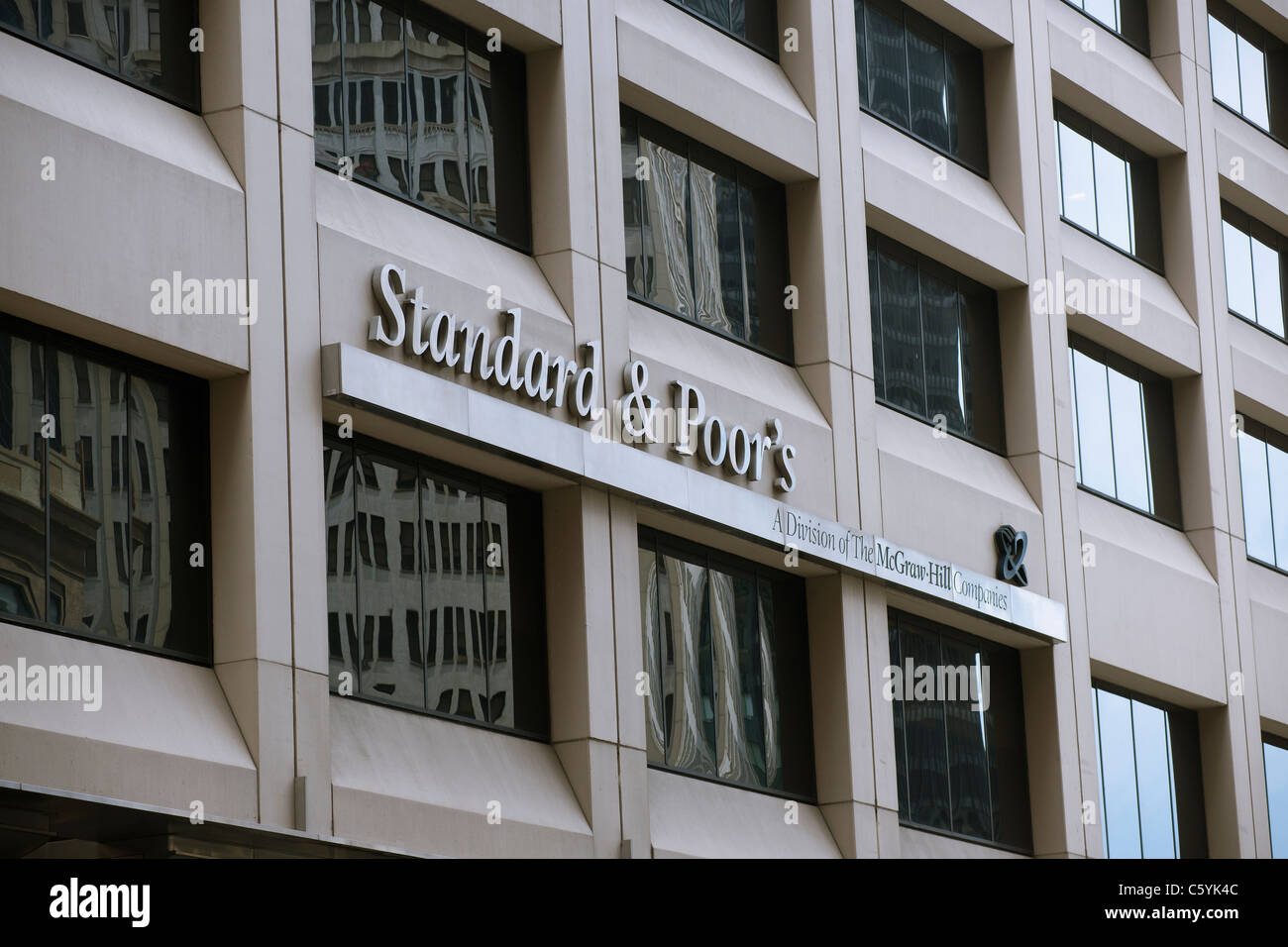 Standard & Poor's headquarters in Lower Manhattan in New York Stock