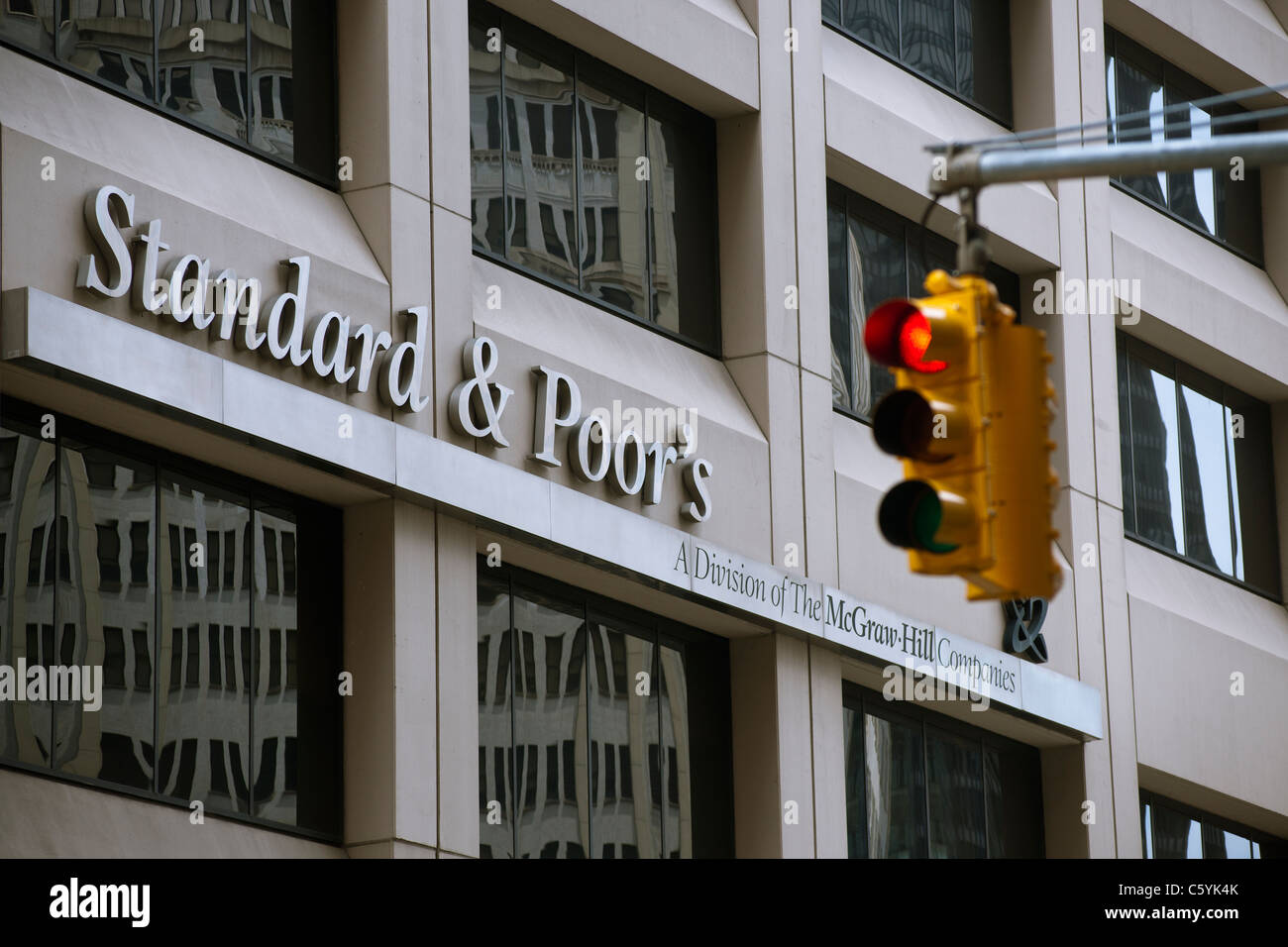 Standard & Poor's headquarters in Lower Manhattan in New York Stock
