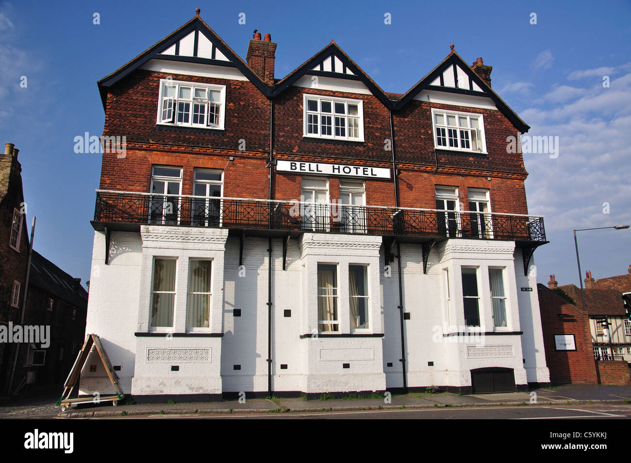 The Bell Hotel on The Quay, Sandwich, Kent, England, United Kingdom