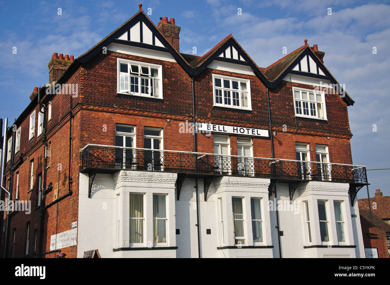 The Bell Hotel on The Quay, Sandwich, Kent, England, United Kingdom