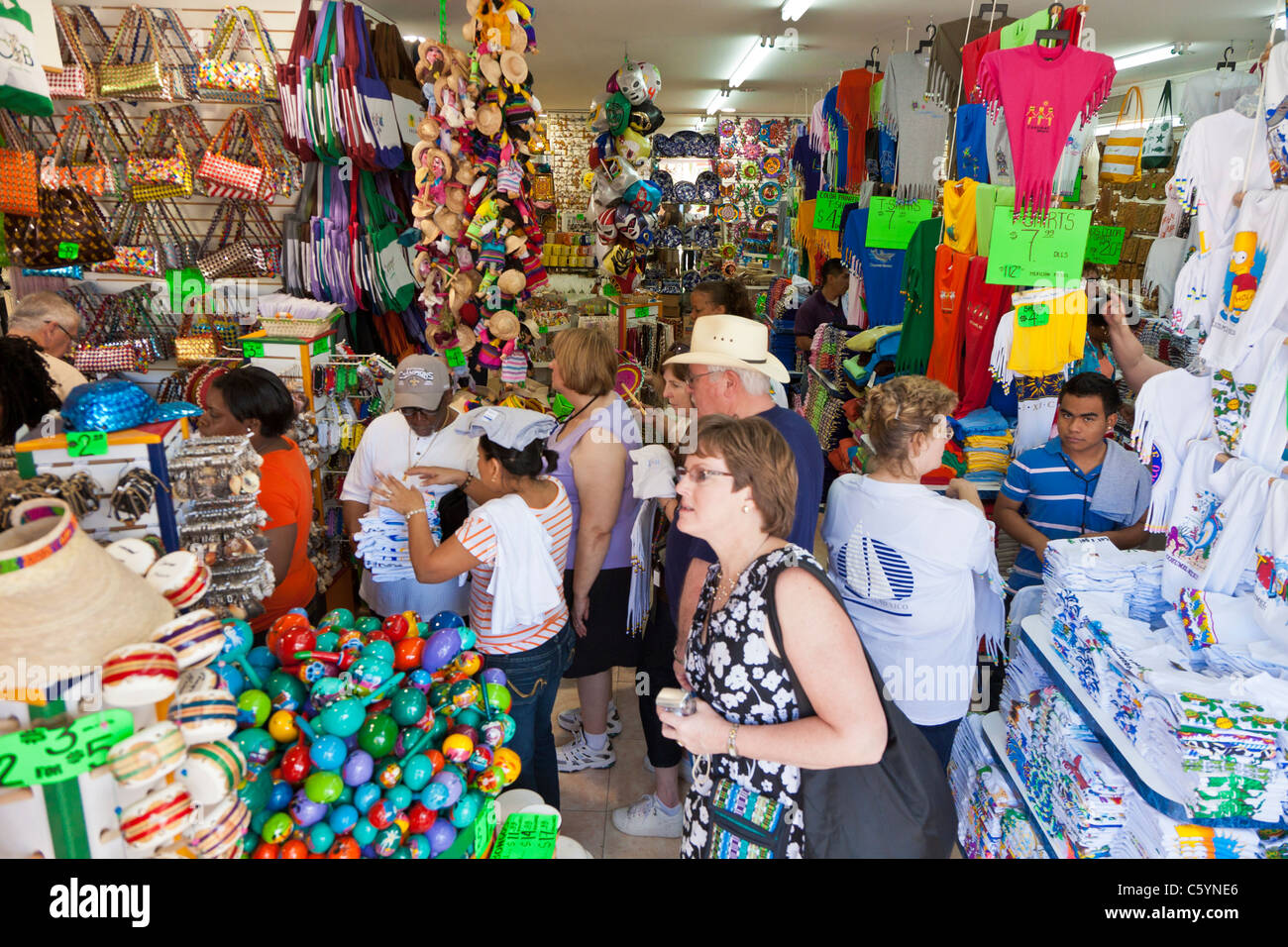 Mexico cozumel shopping souvenirs in hi-res stock photography and images -  Alamy