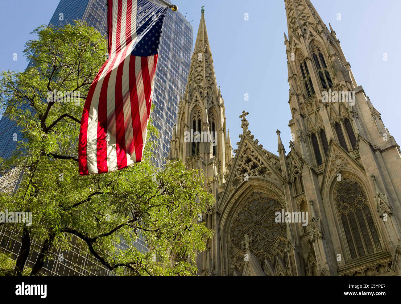 St. Patrick's Cathedral, New York, NY USA Stock Photo