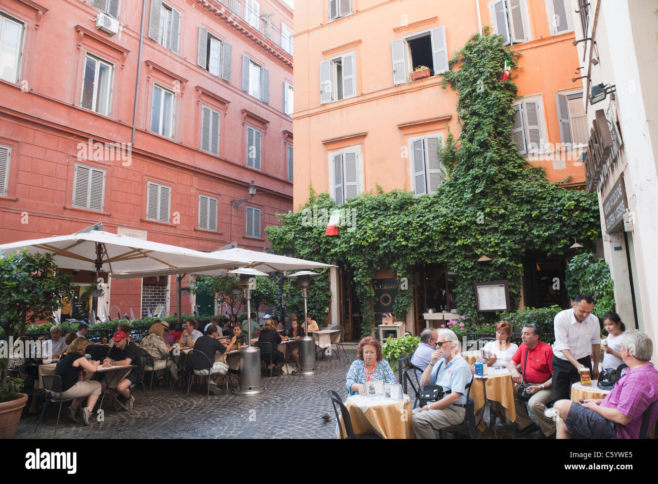 Italy, Rome, Italian Restaurant Stock Photo - Alamy