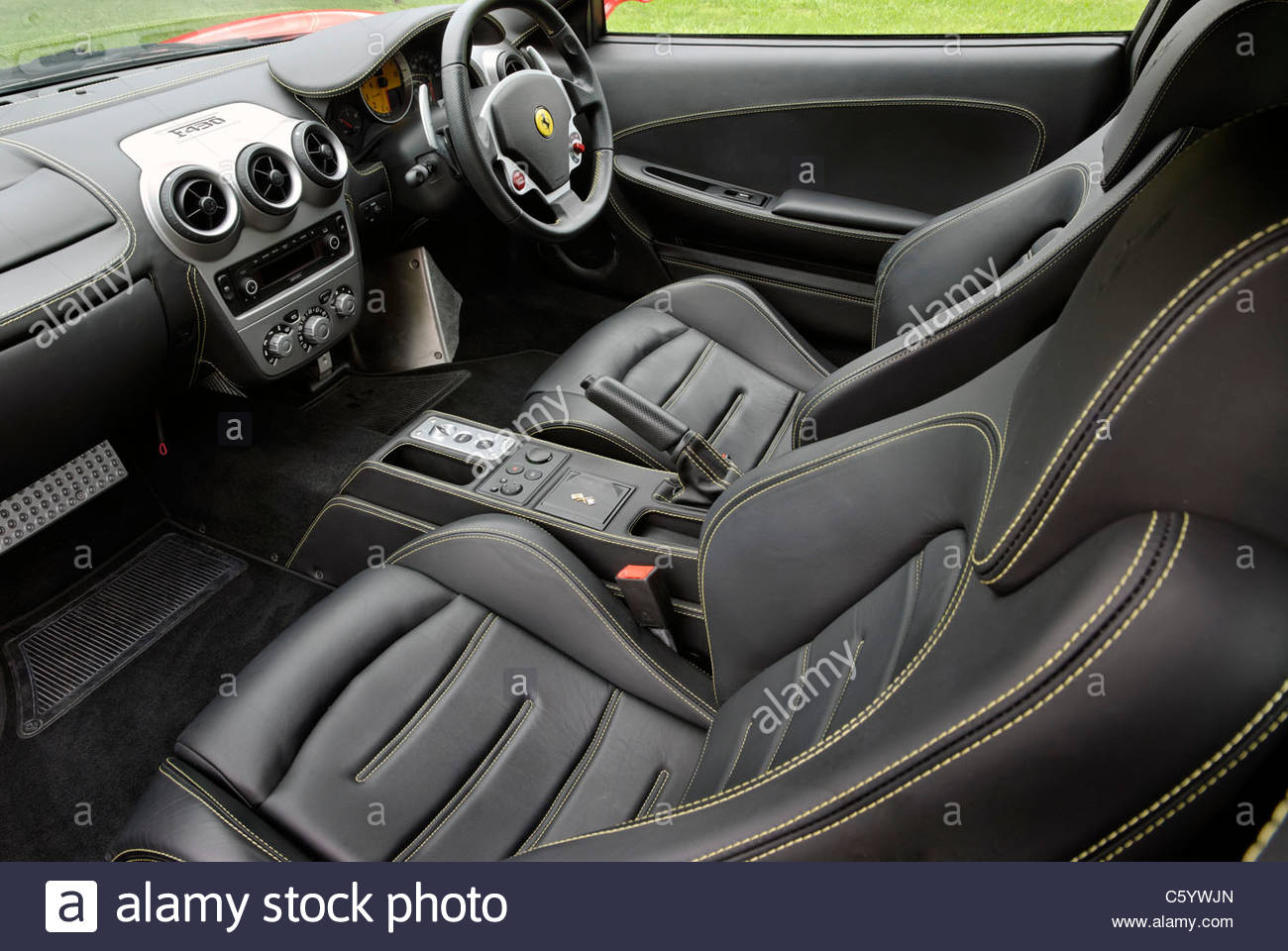 Interior Of A Ferrari F430 Sports Car Stock Photo 38106845