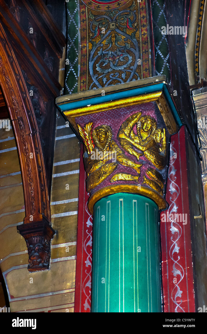 PARIS, FRANCE, ST.GERMAINDES PRÉS CHURCH, Architectural DETAIL, 11TH