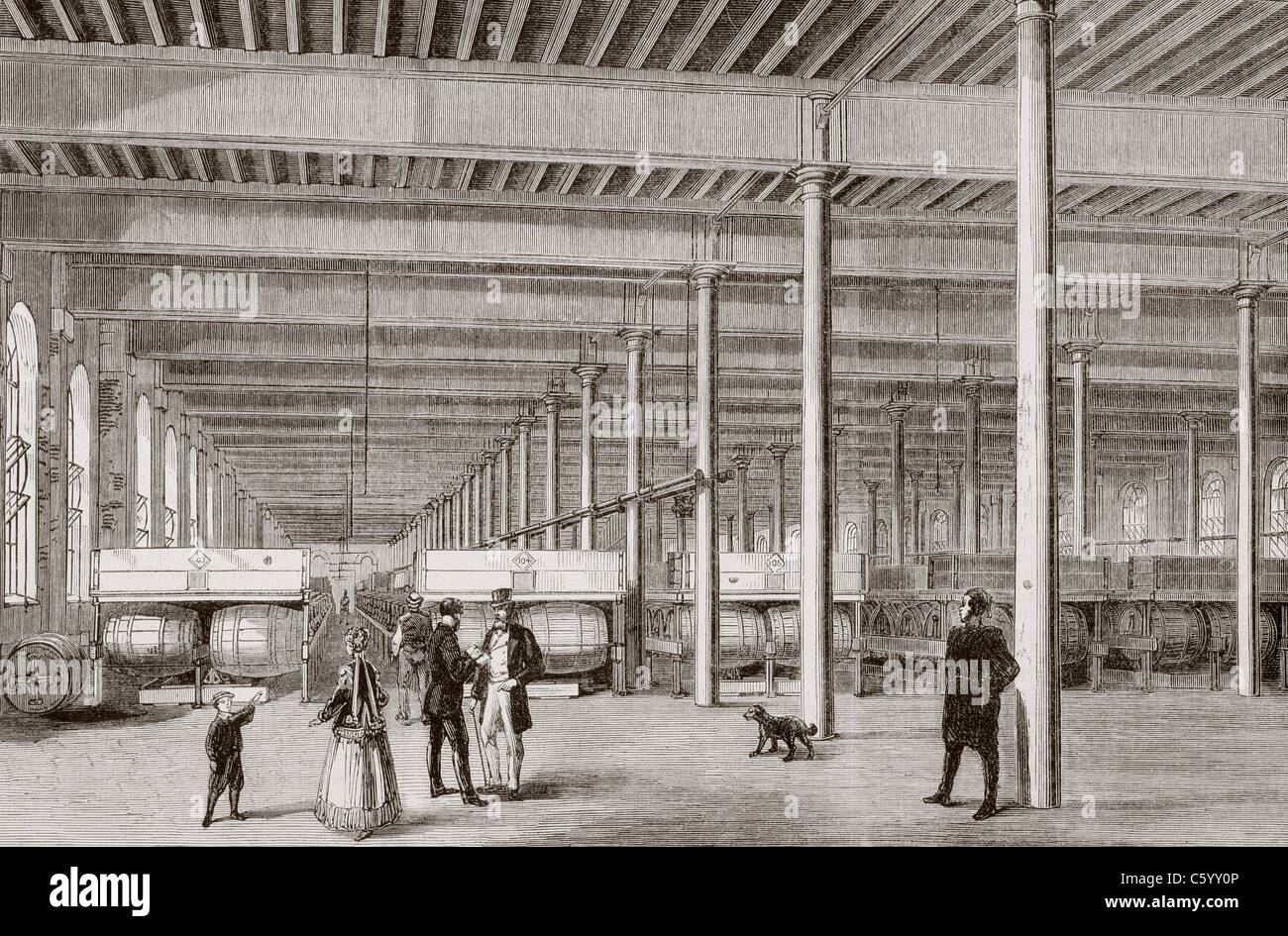 Samuel Allsopp Sons Brewery In Burton On Trent England In The 1860 S Stock Photo Alamy