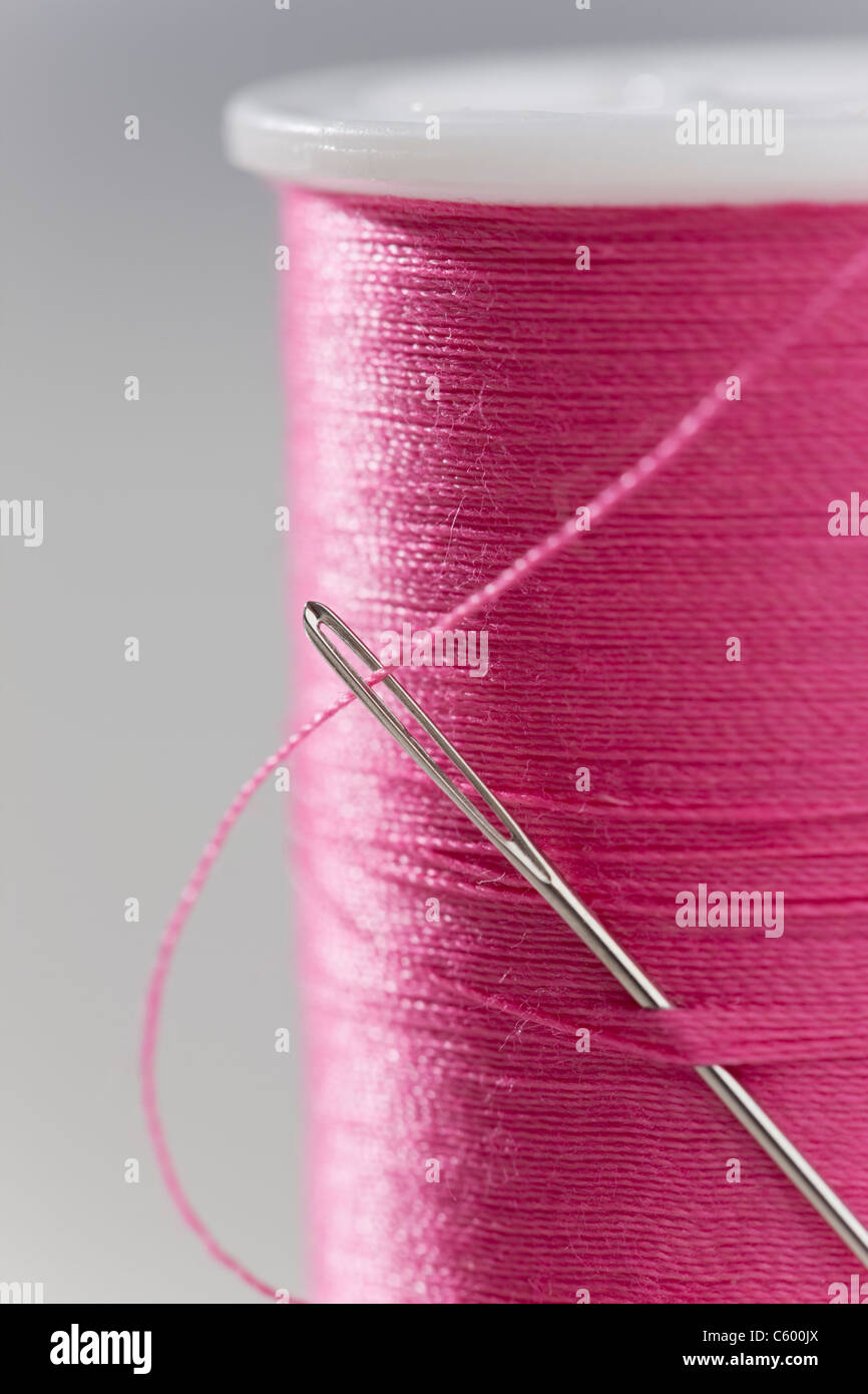 Needle and thread Stock Photo Alamy