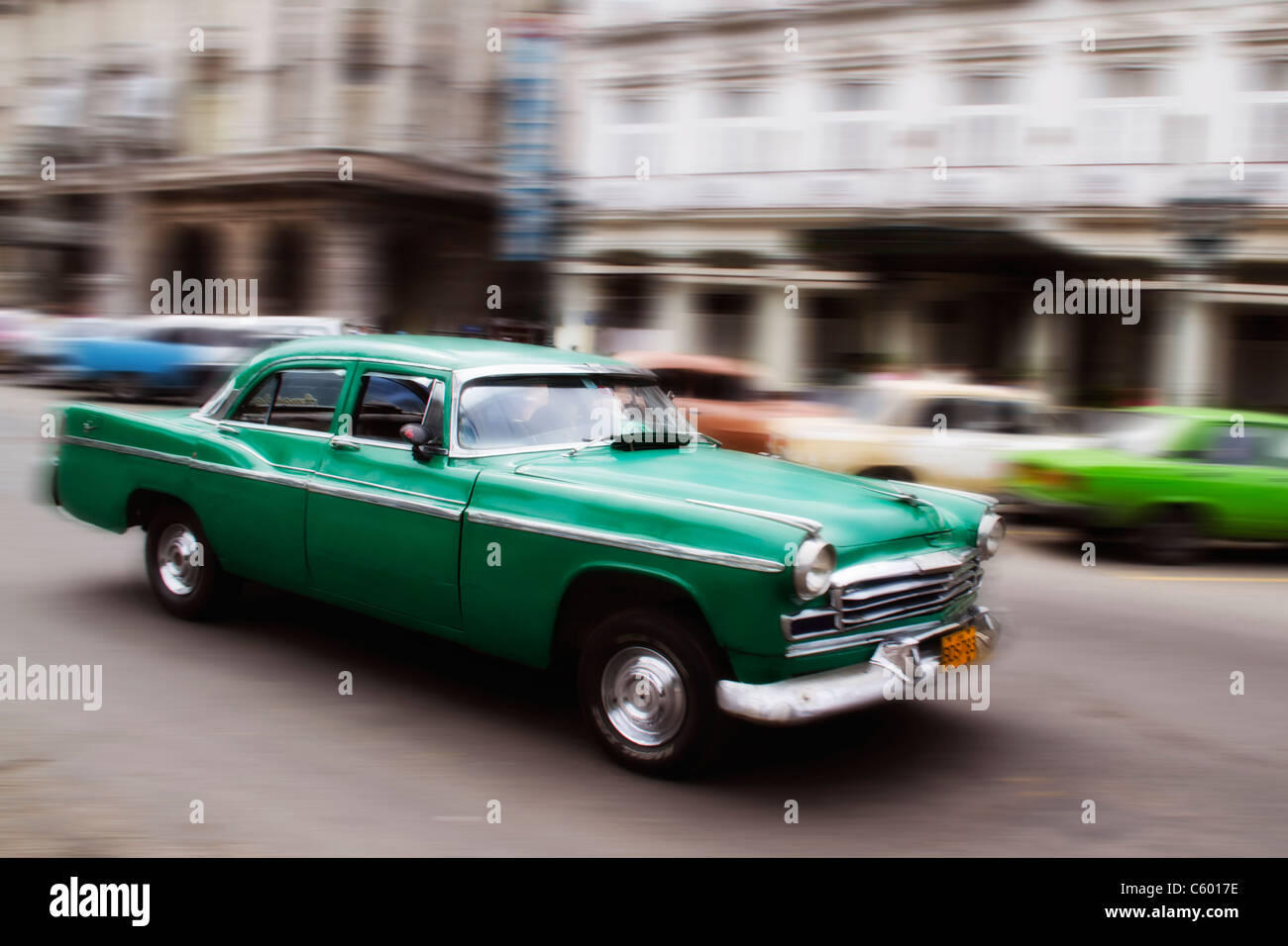 Oldtimer in Havanna Cuba Stock Photo