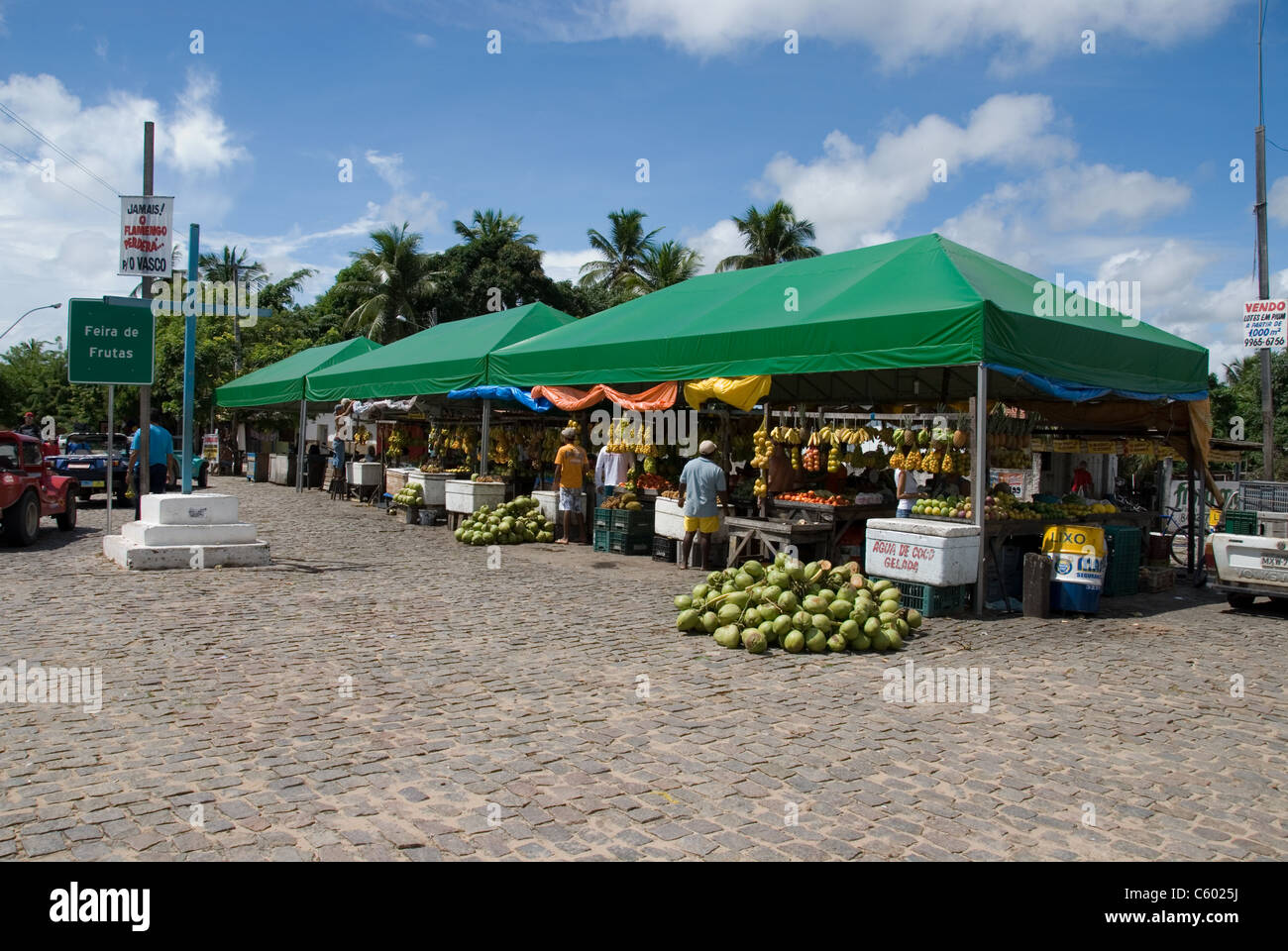 Brazilian street market Stock Photo Alamy