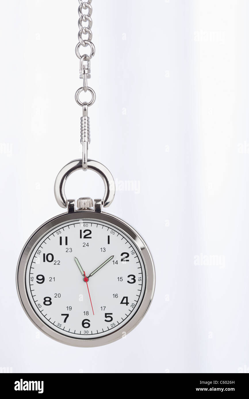 Pocket watch, studio shot Stock Photo Alamy